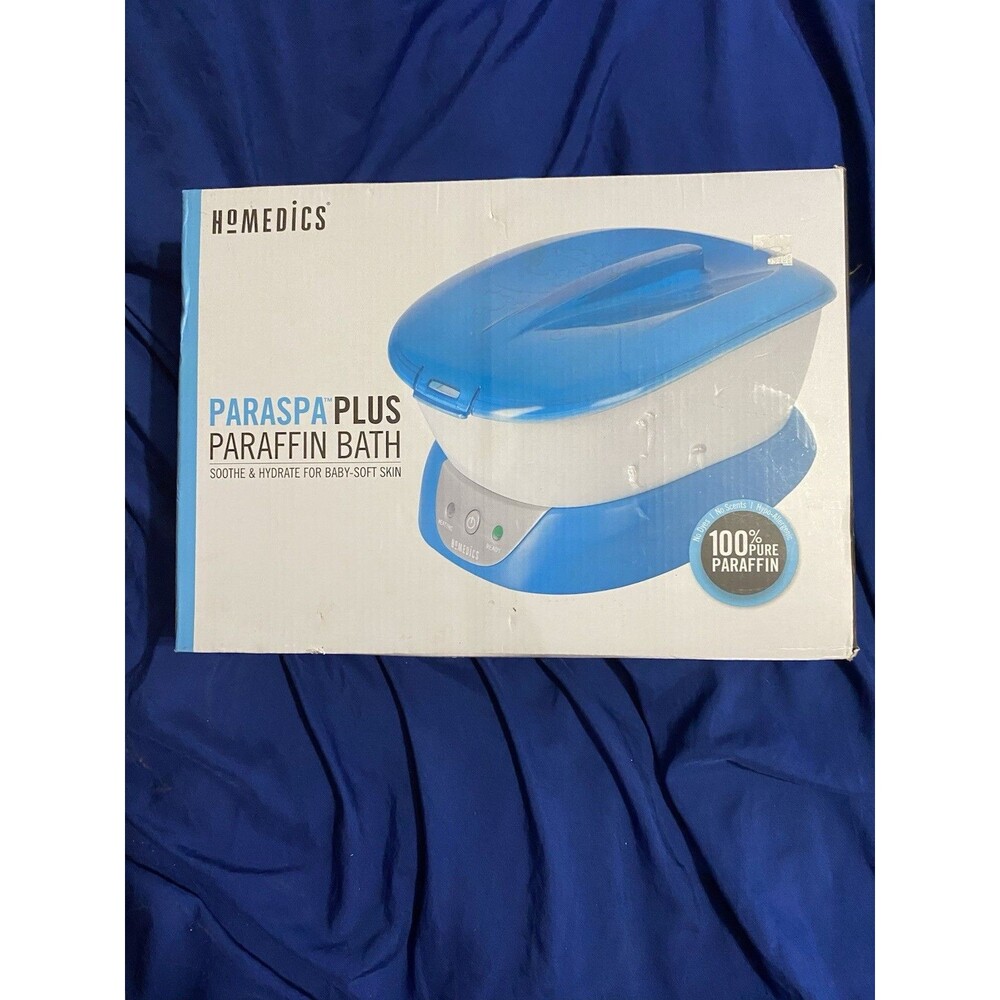 NEW HoMedics ParaSpa Plus Paraffin Bath Soothe & Hydrate Skin Wax Kit